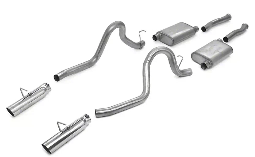 Cat Back Exhaust System 99-04 Mustang GT Split